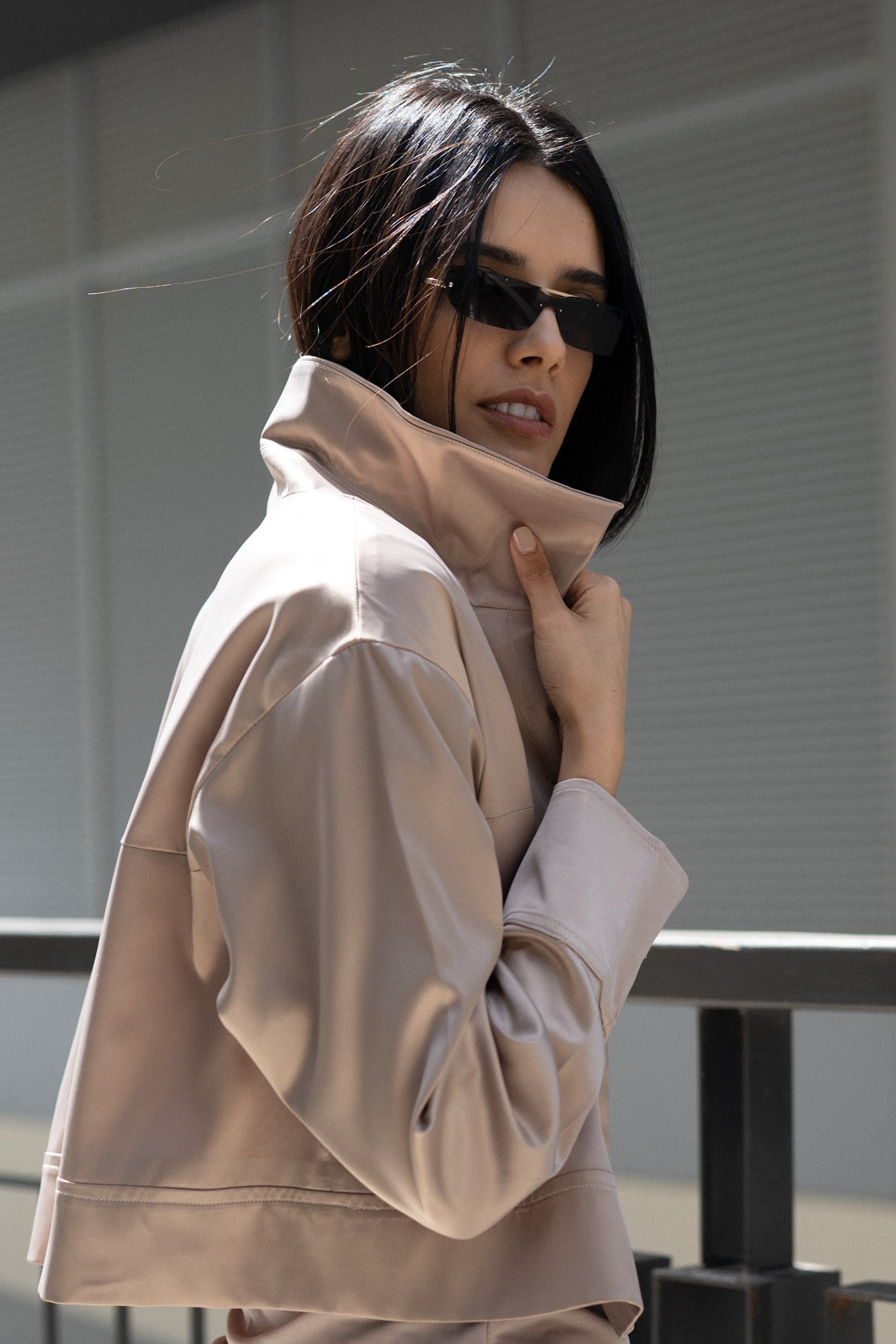 Nude Jacket (Satin)