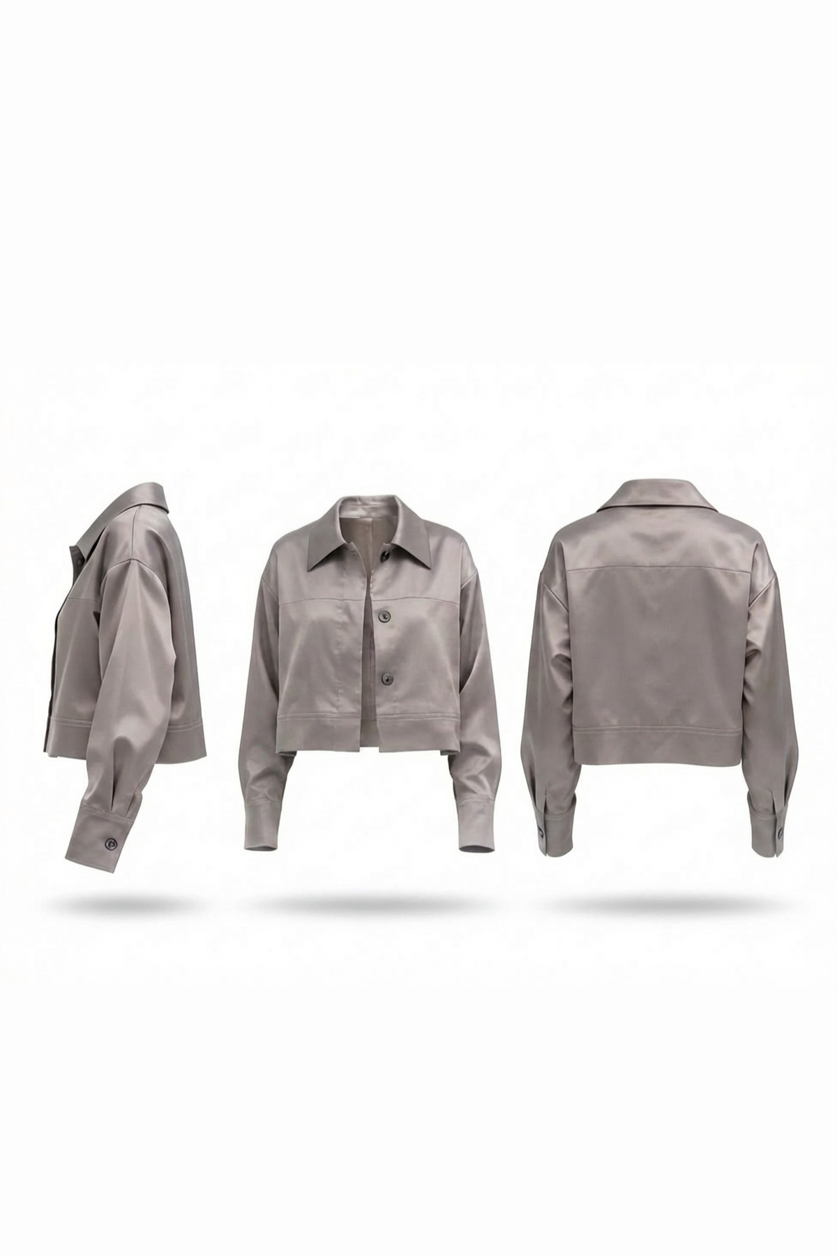 Grey Jacket (Satin)