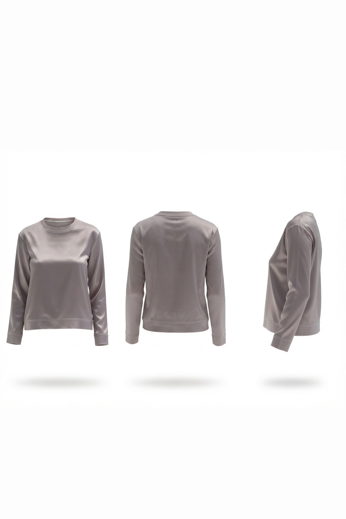 Grey Sweatshirt (Satin)