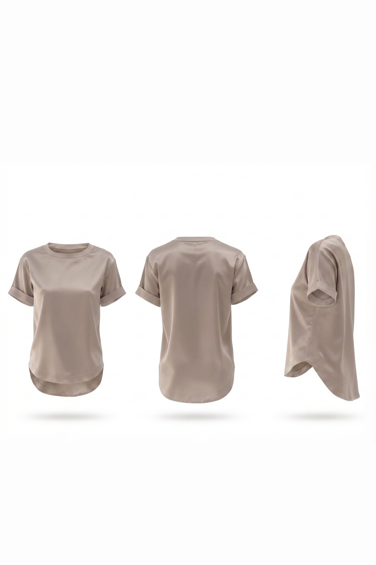 Nude T-Shirt (Satin)