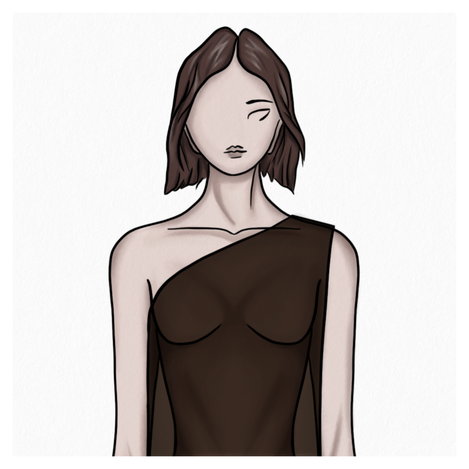 One Shoulder