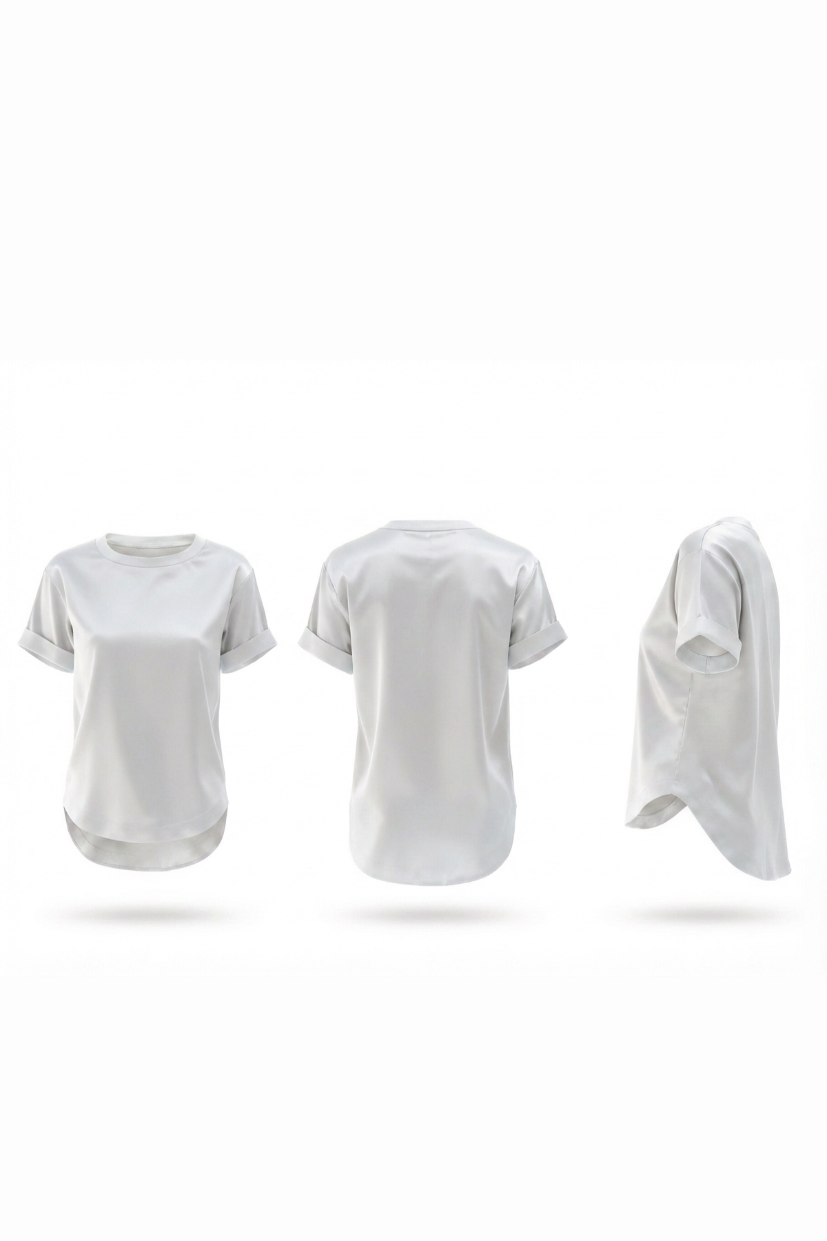 White T-Shirt (Satin)
