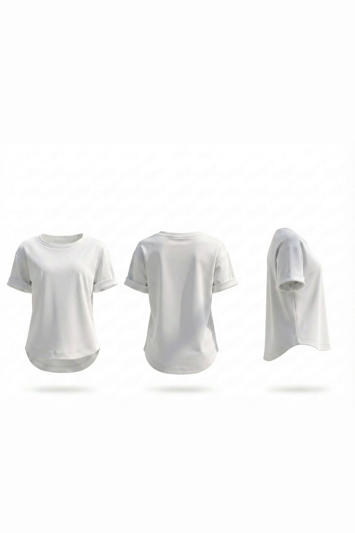 White T-Shirt (Scuba)
