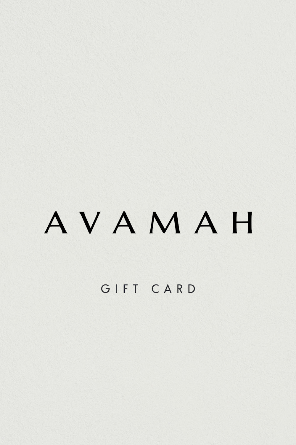 Avamah Gift Card