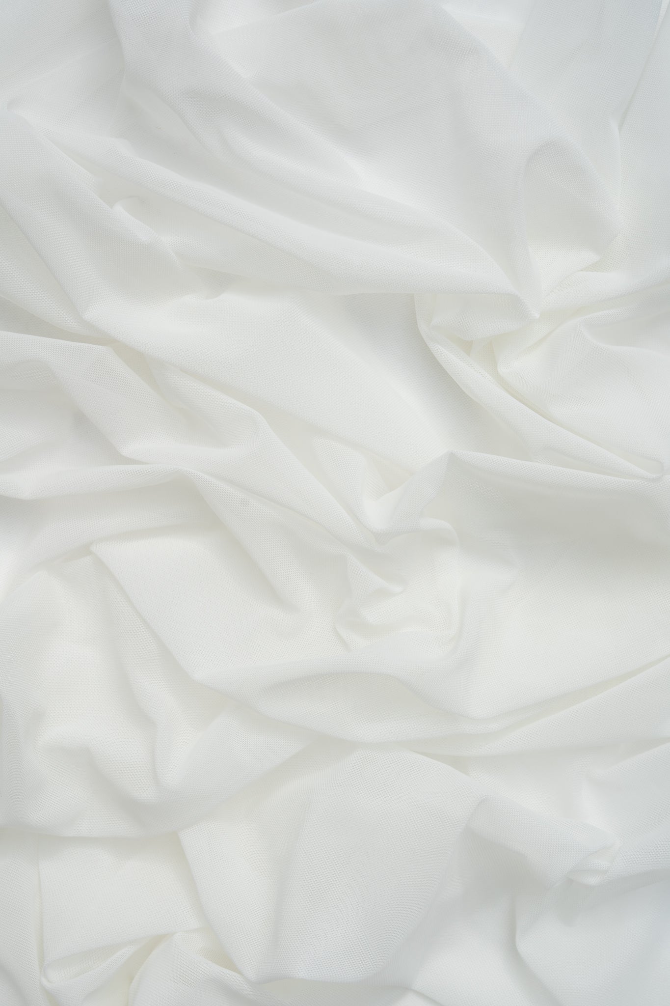 White Long Sleeves Top (Tulle)
