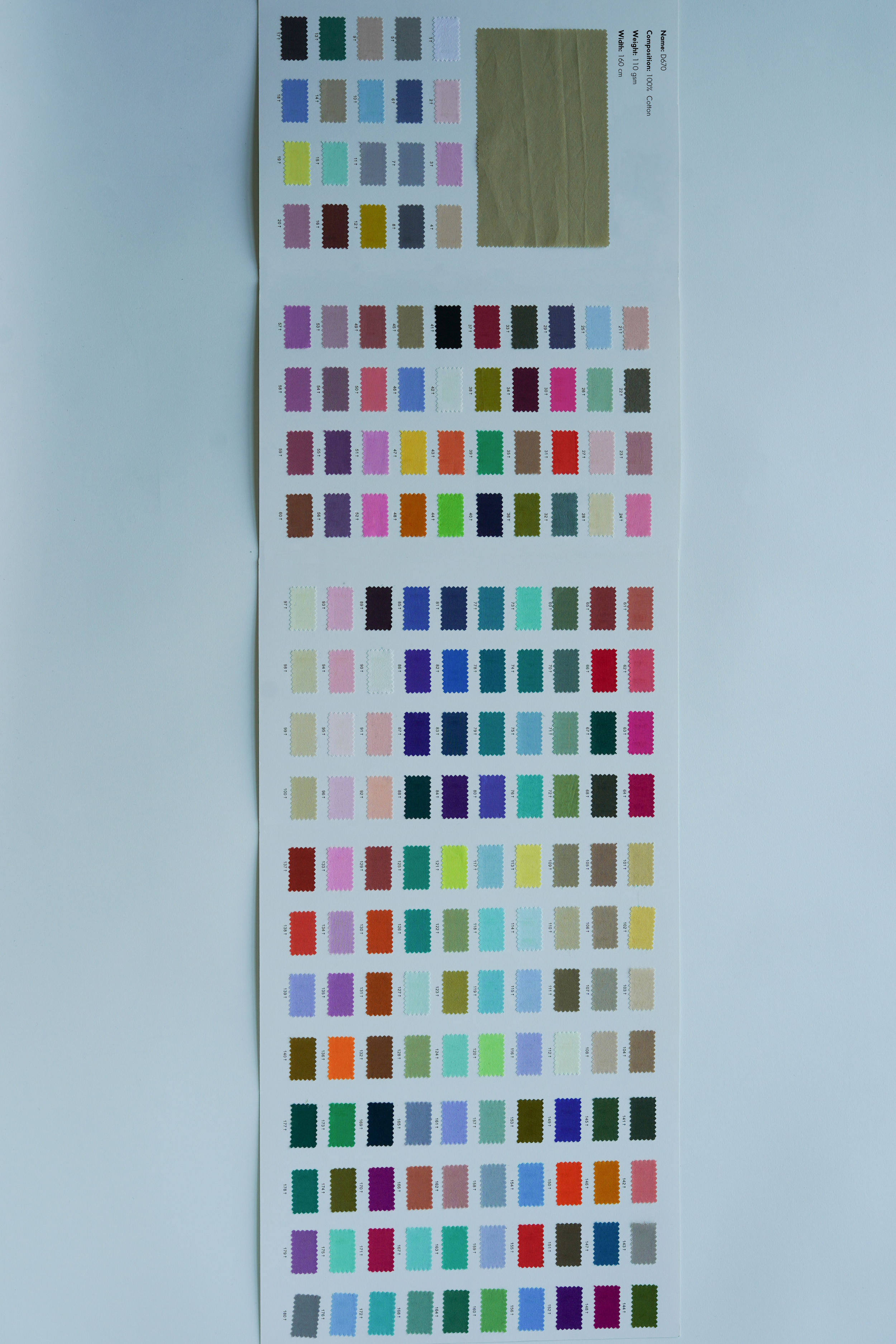 Lightweight Cotton (110gsm) No.28