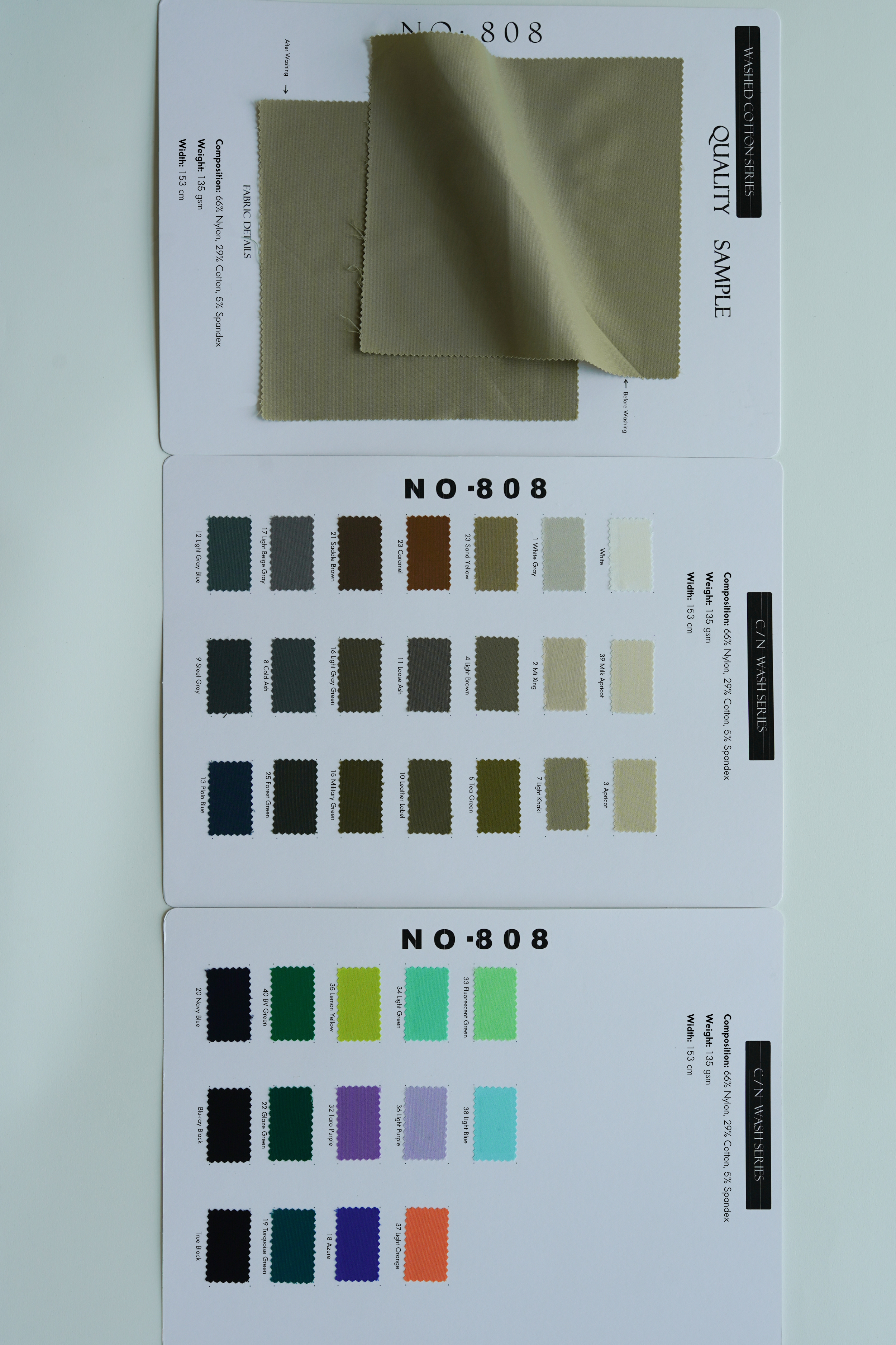Nylon-Cotton Blend with Spandex (135gsm) No.24