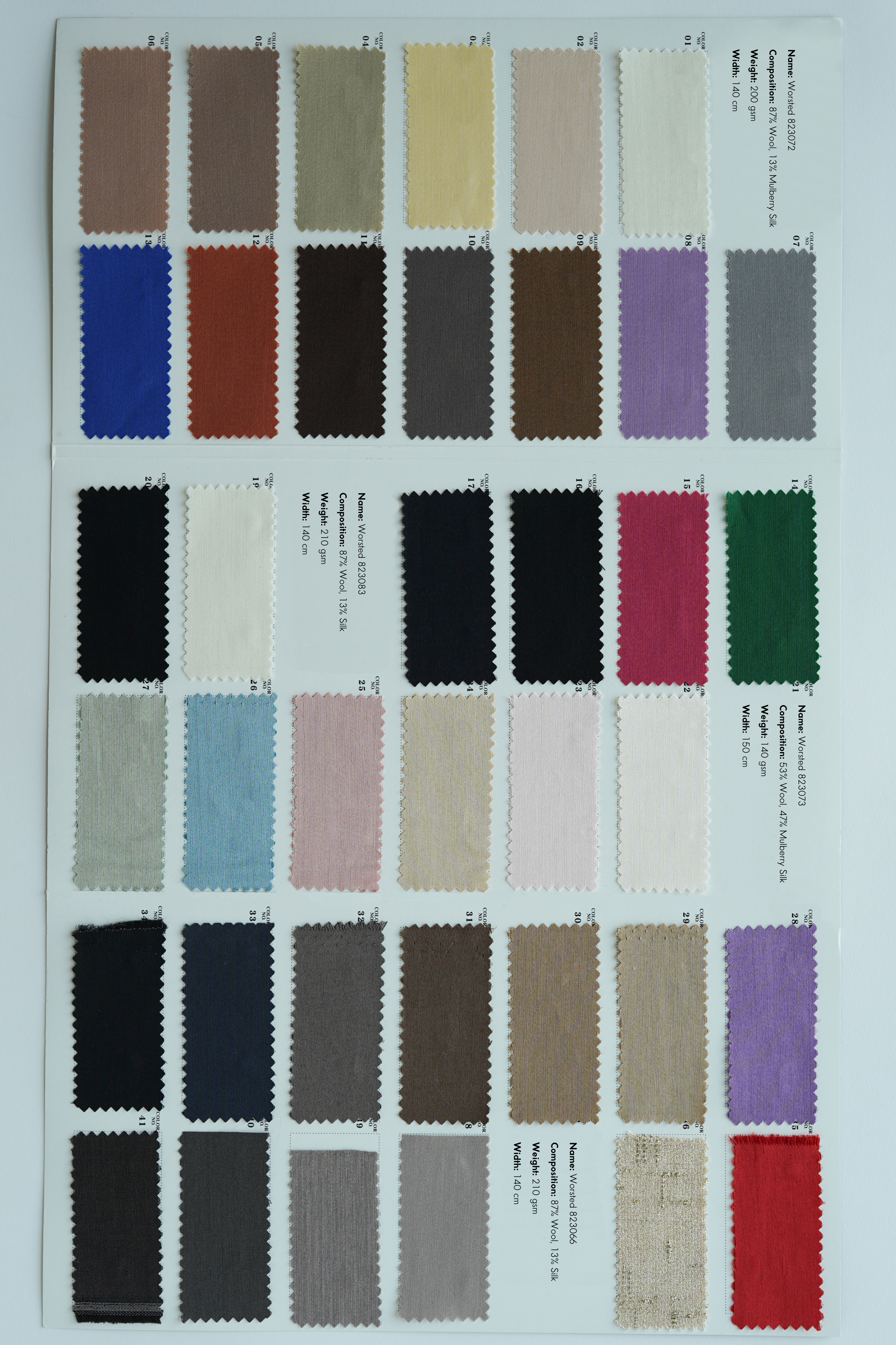 Silk & Wool Blend (Variable Composition and Weight) No.3