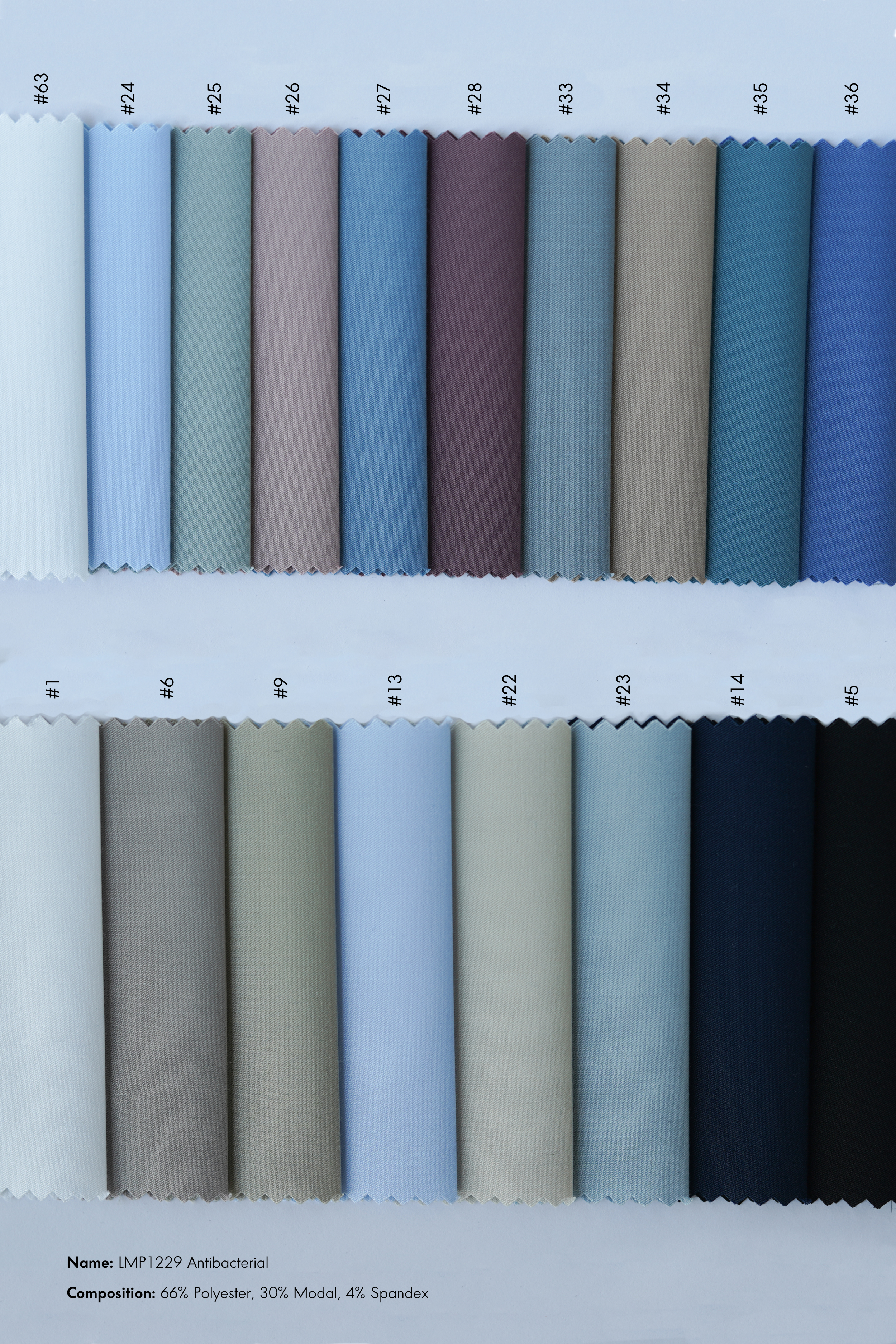 Antibacterial Polyester, Modal, and Spandex Blend No.13