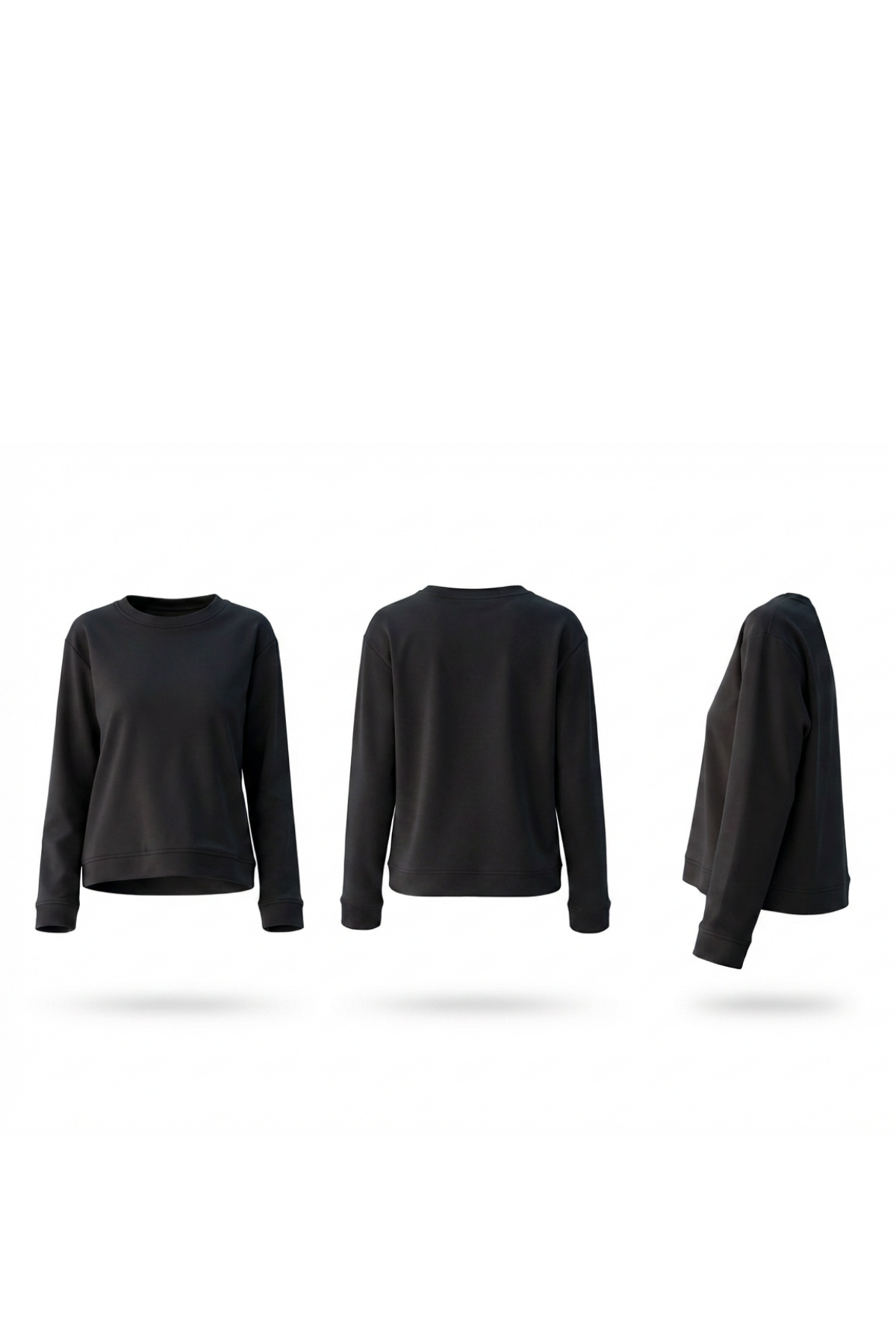 Black Sweatshirt (Scuba)