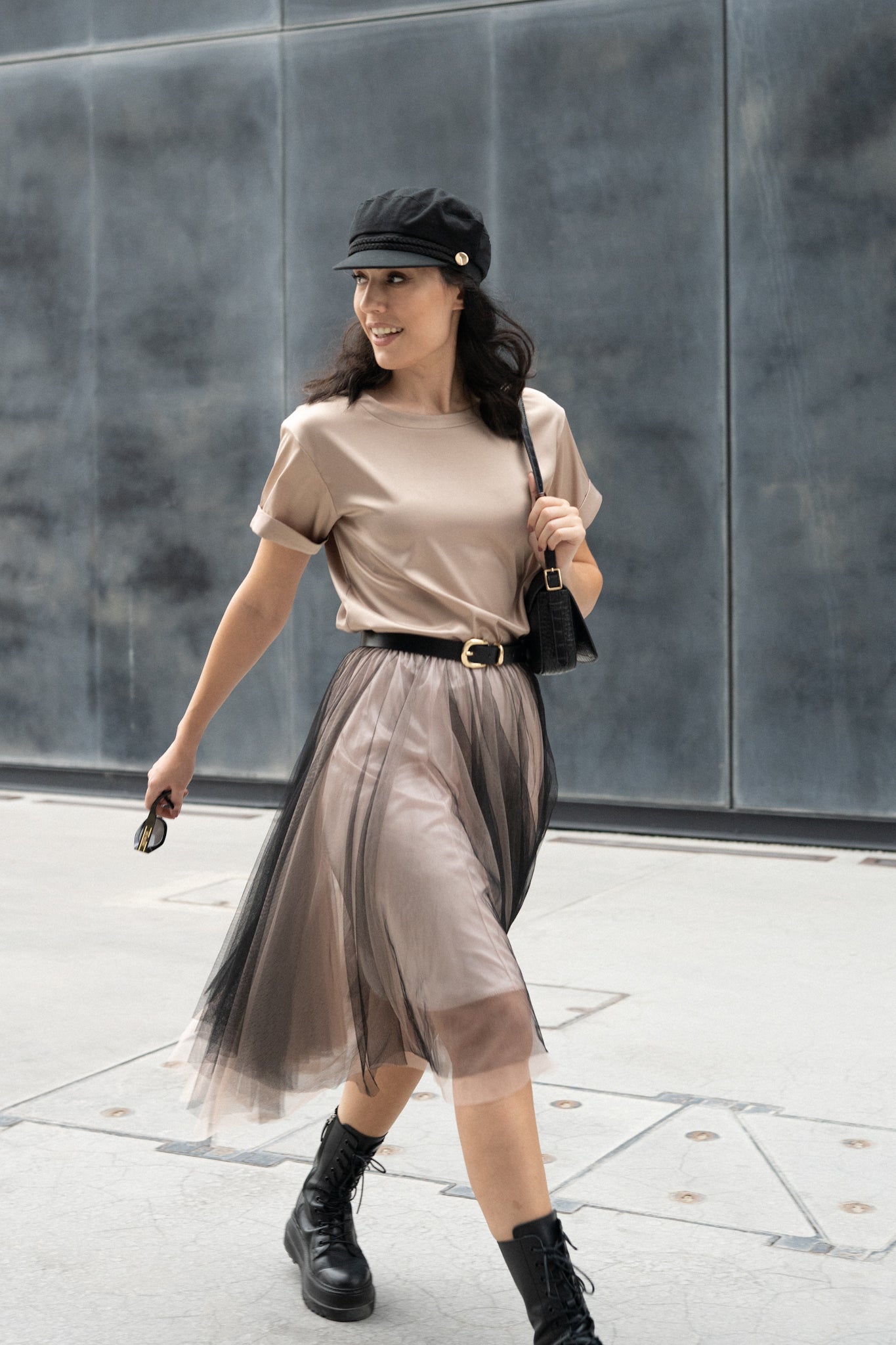 Nude T-Shirt (Satin)