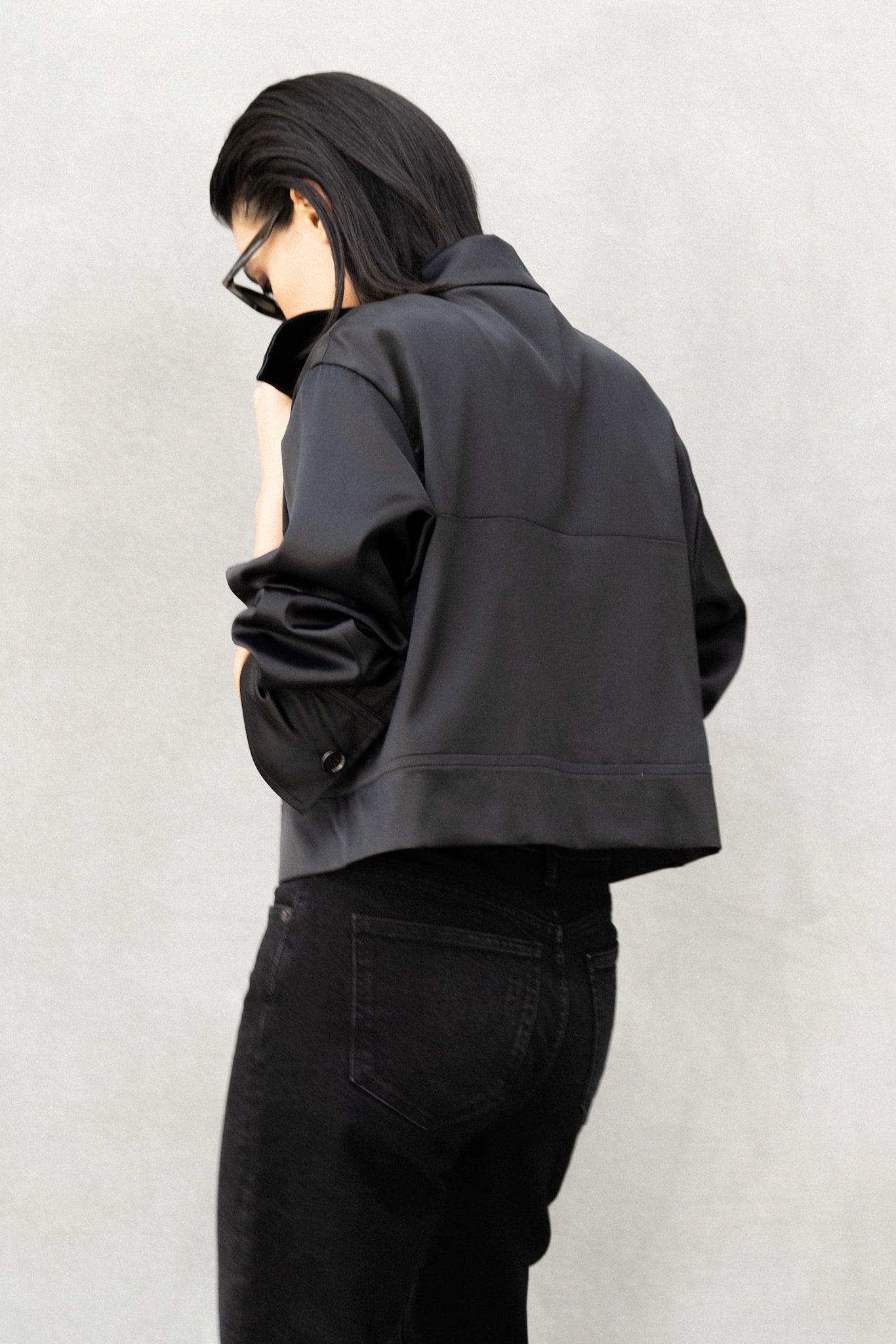 Black Jacket (Satin)