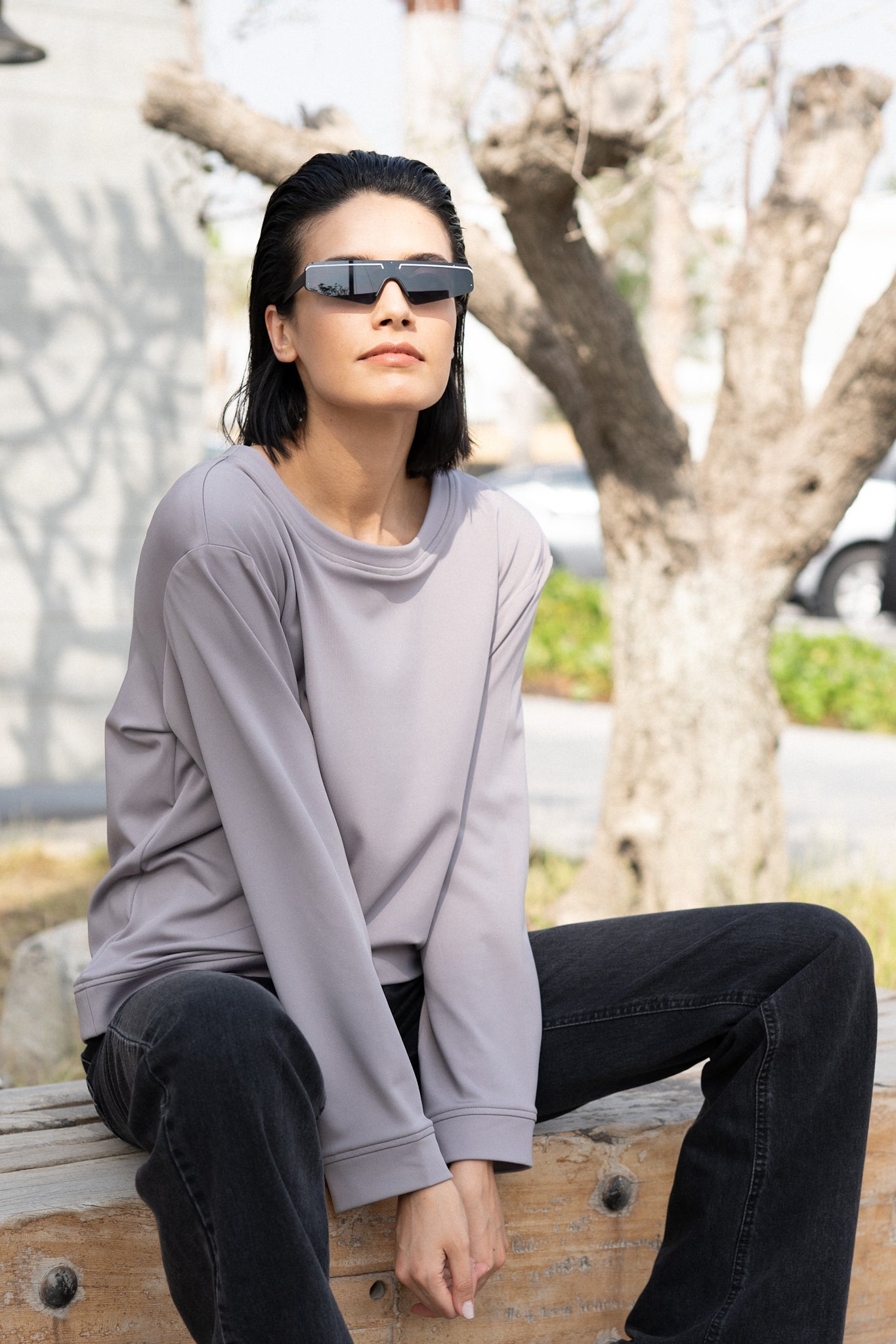 Grey Sweatshirt (Scuba)
