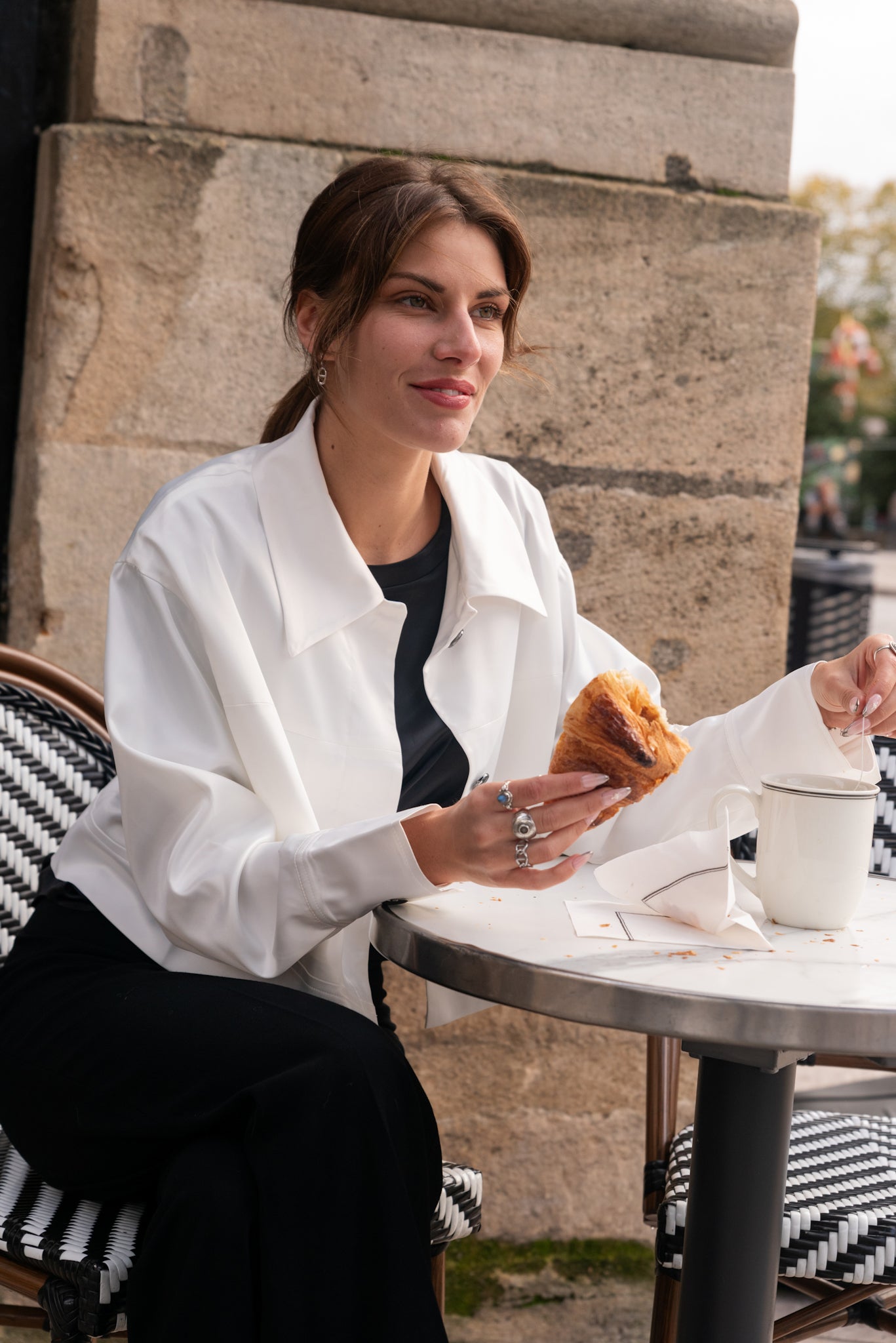 White Jacket (Satin)