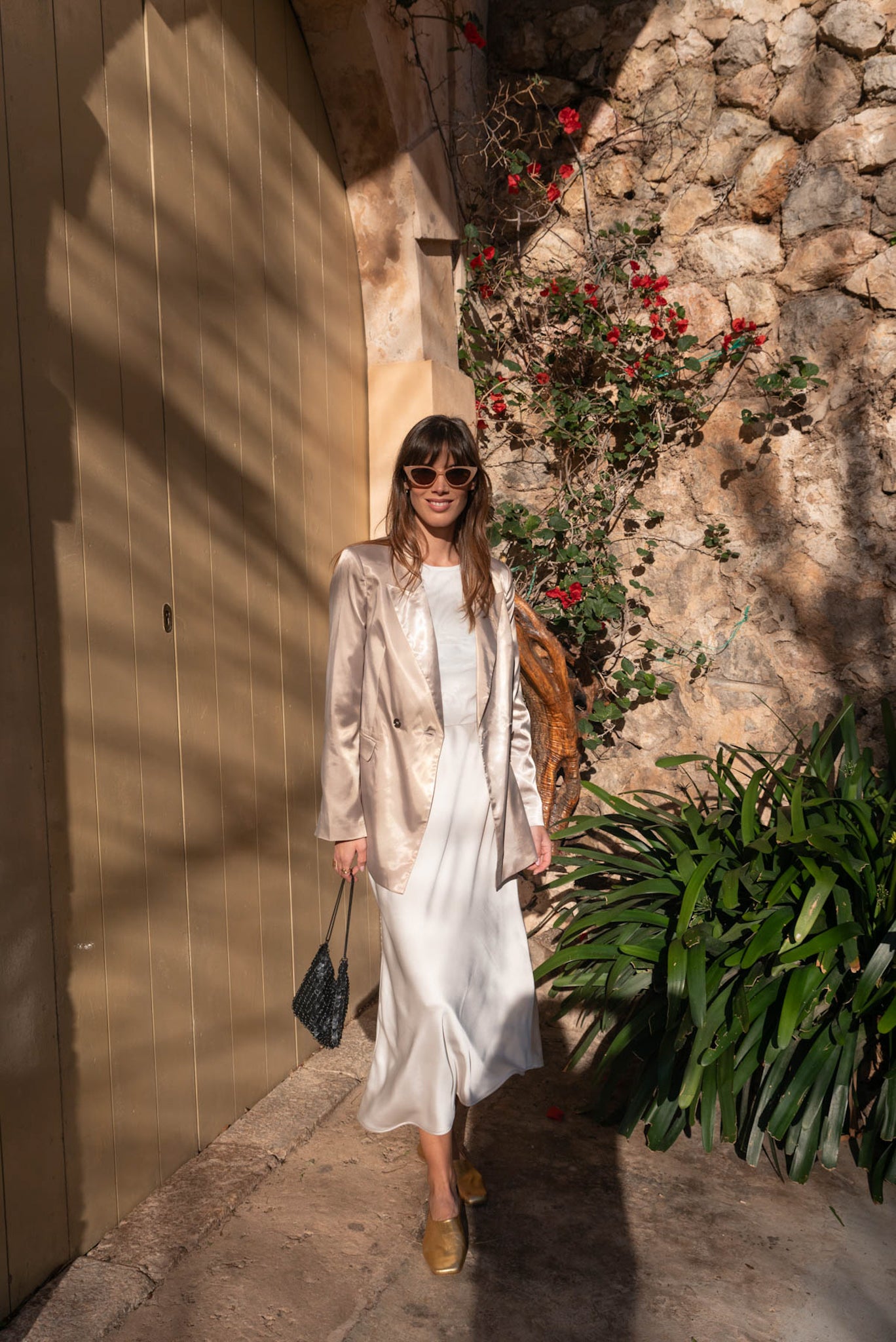Nude Blazer (Satin)