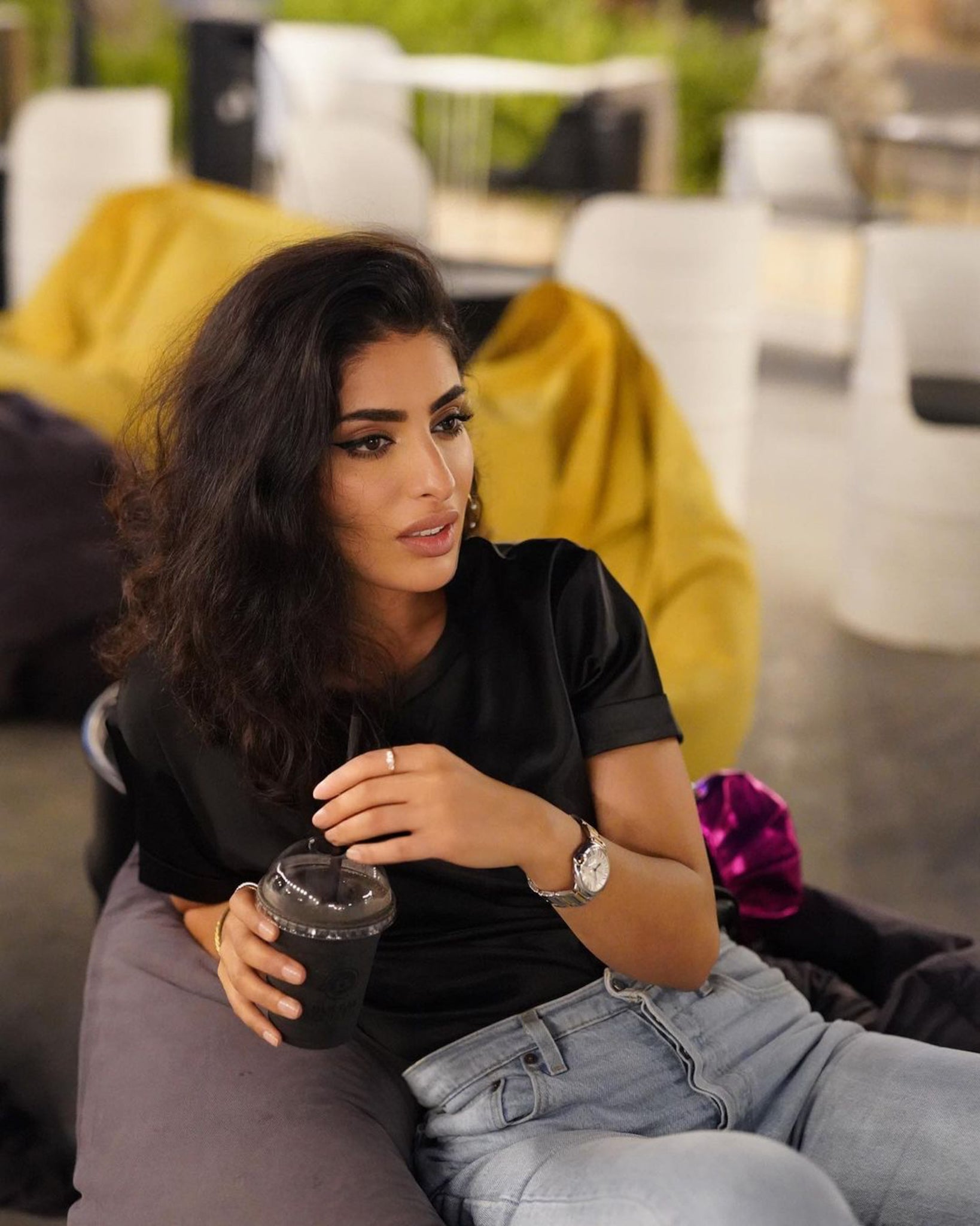 Black T-Shirt (Satin)