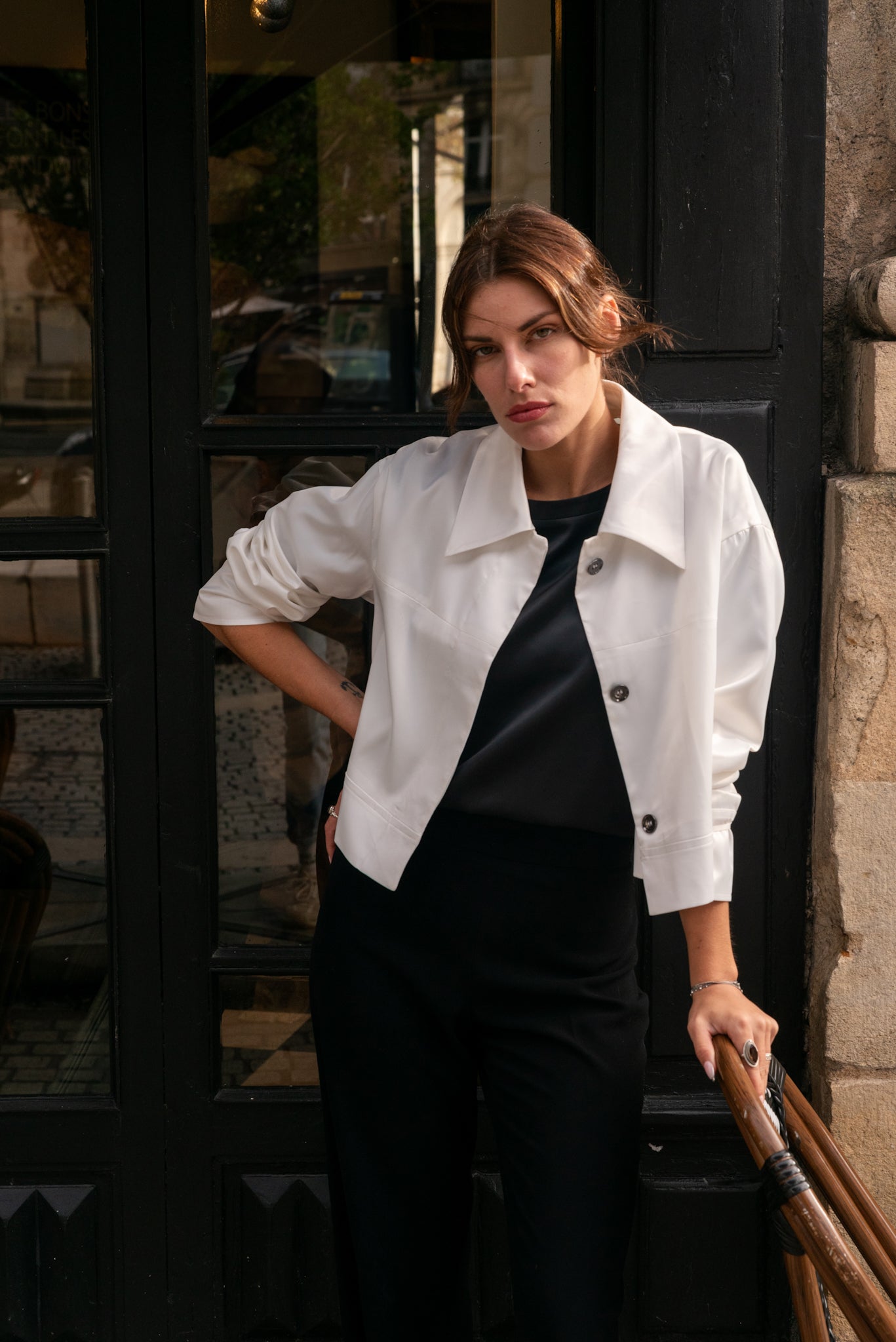 White Jacket (Satin)