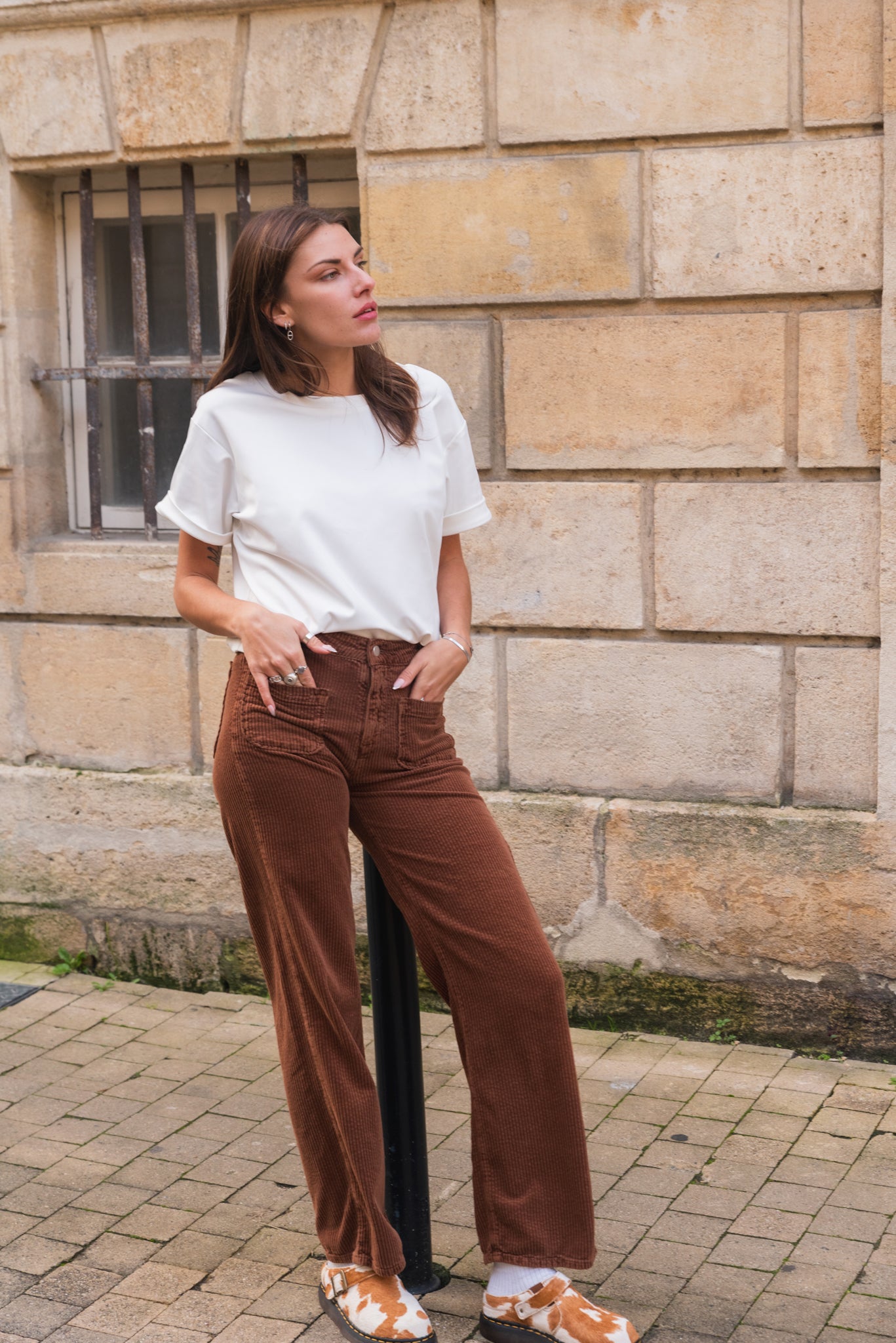 White T-Shirt (Scuba)