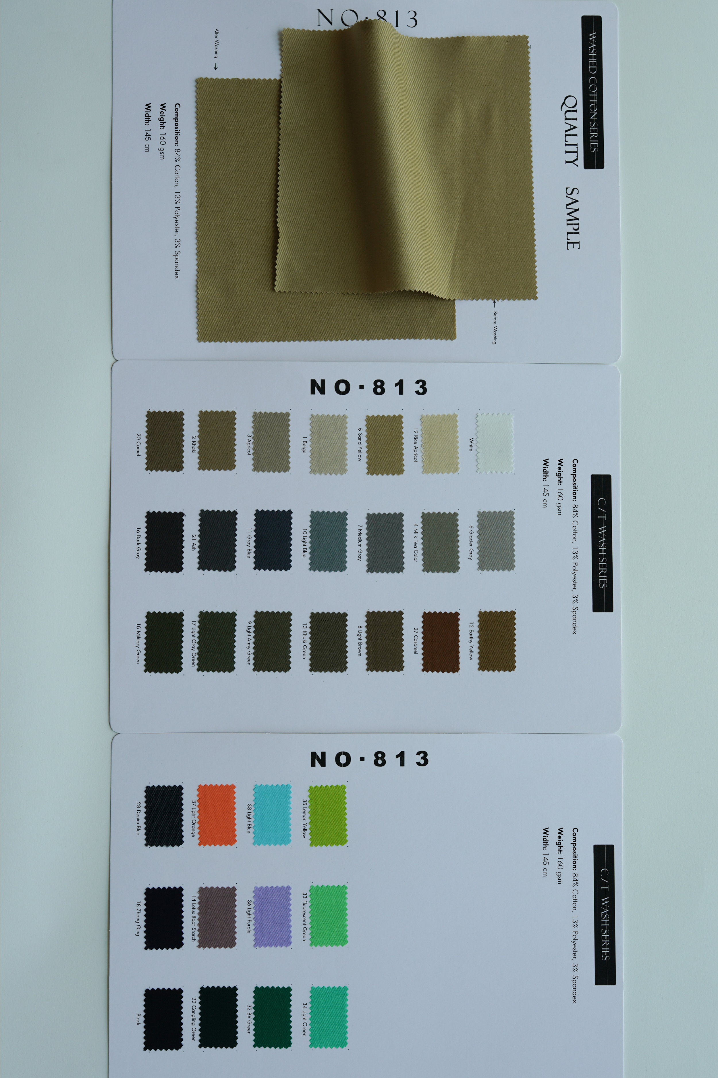 Stretch Cotton Blend (160gsm) No.30