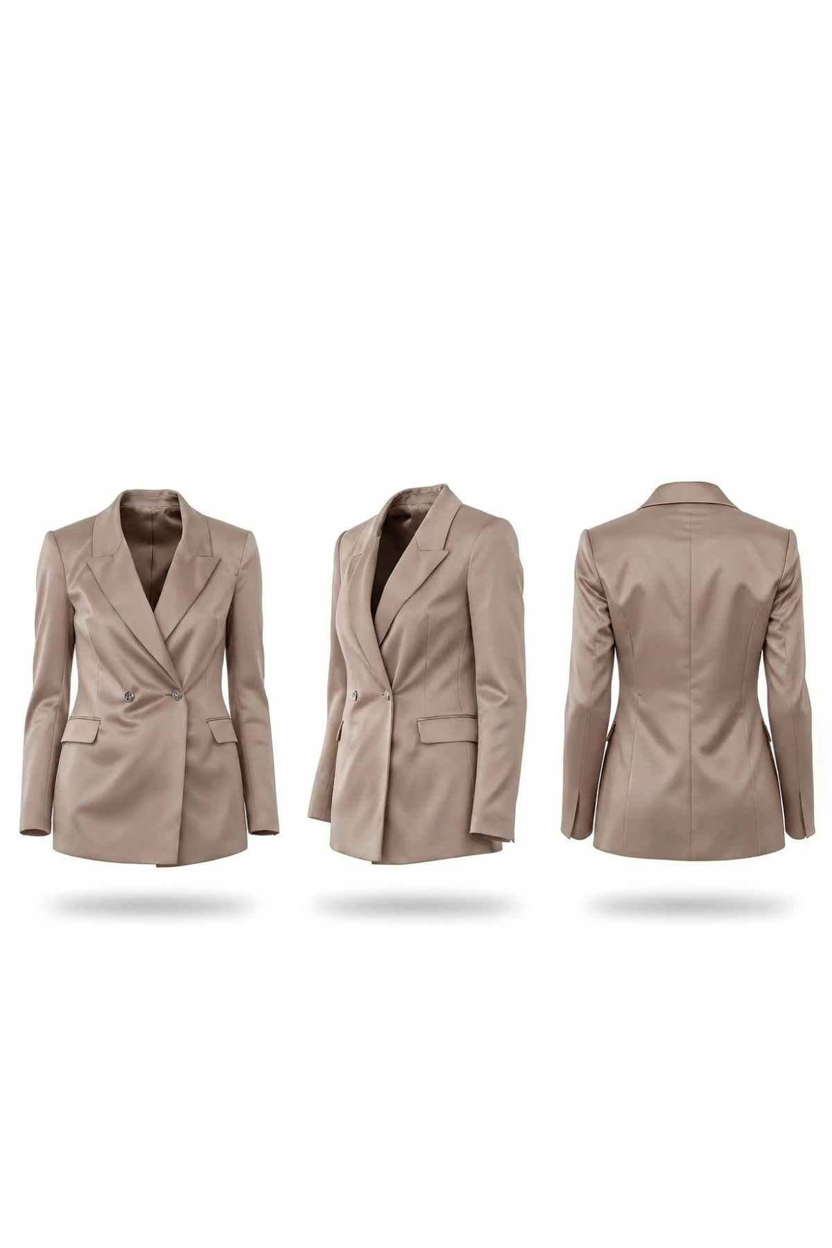 Nude Blazer (Satin)