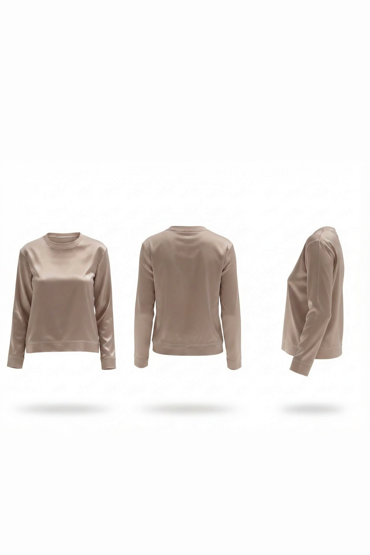 Nude Sweatshirt (Satin)