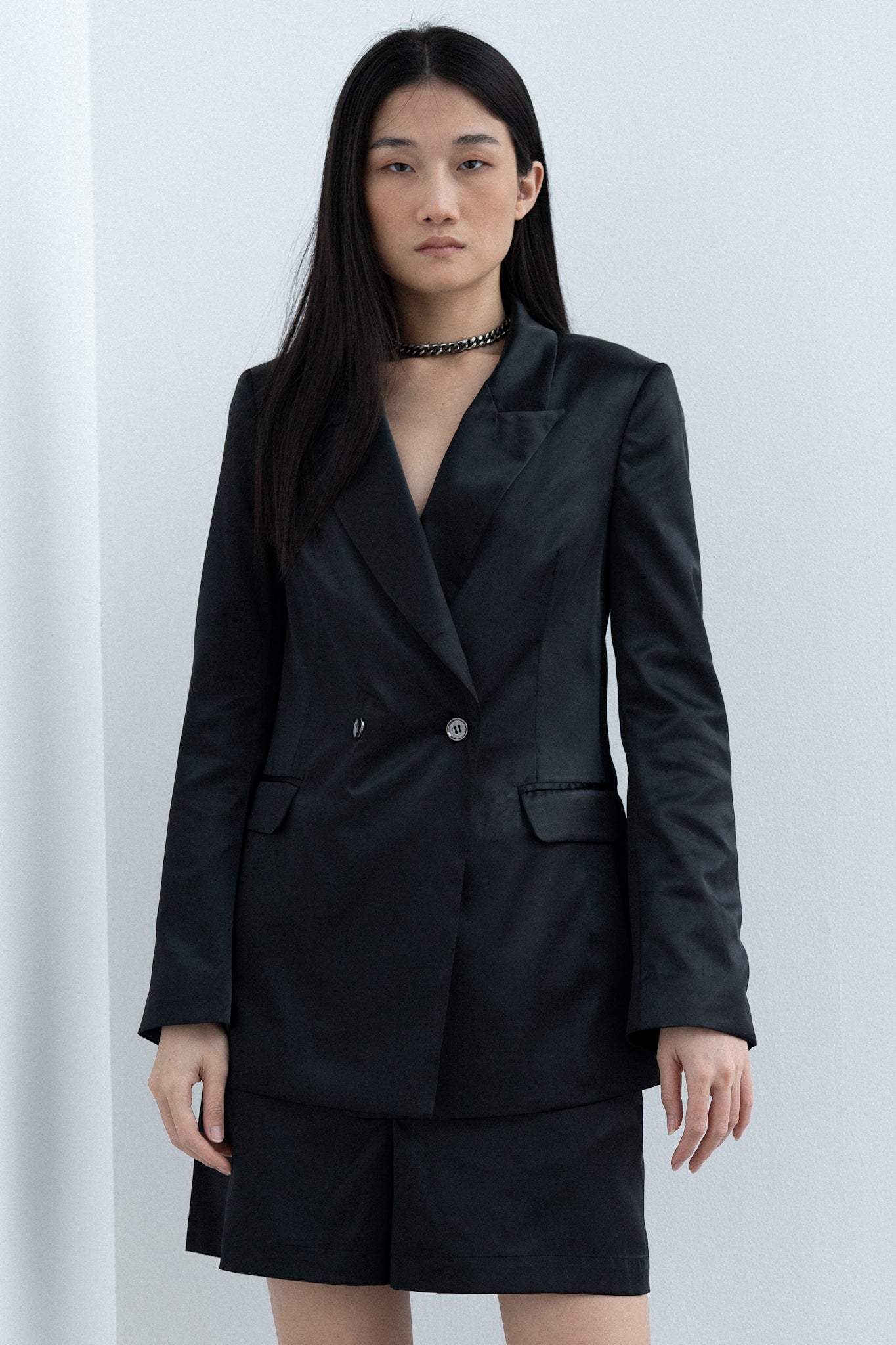 Black Blazer (Satin)