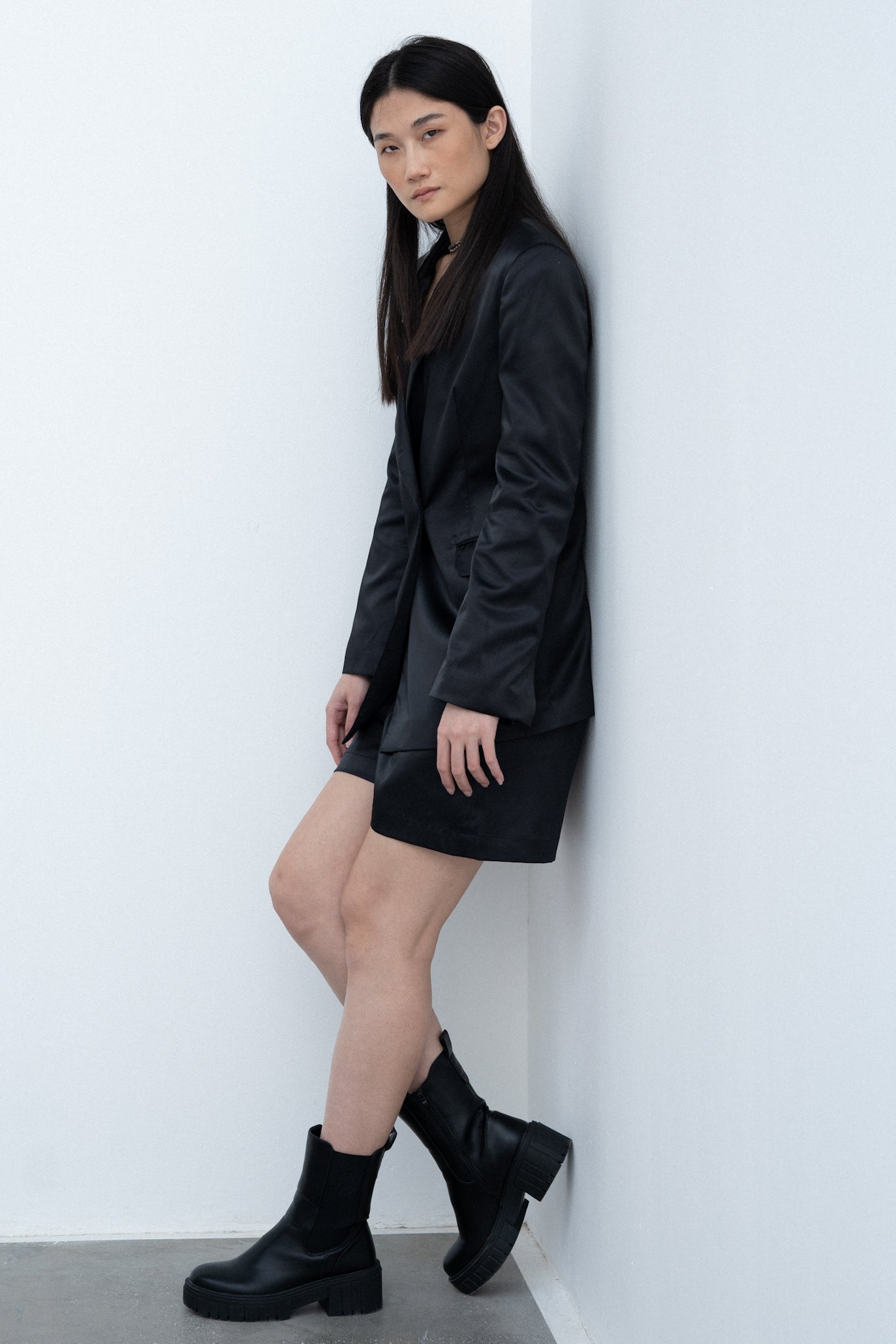 Black Blazer (Satin)