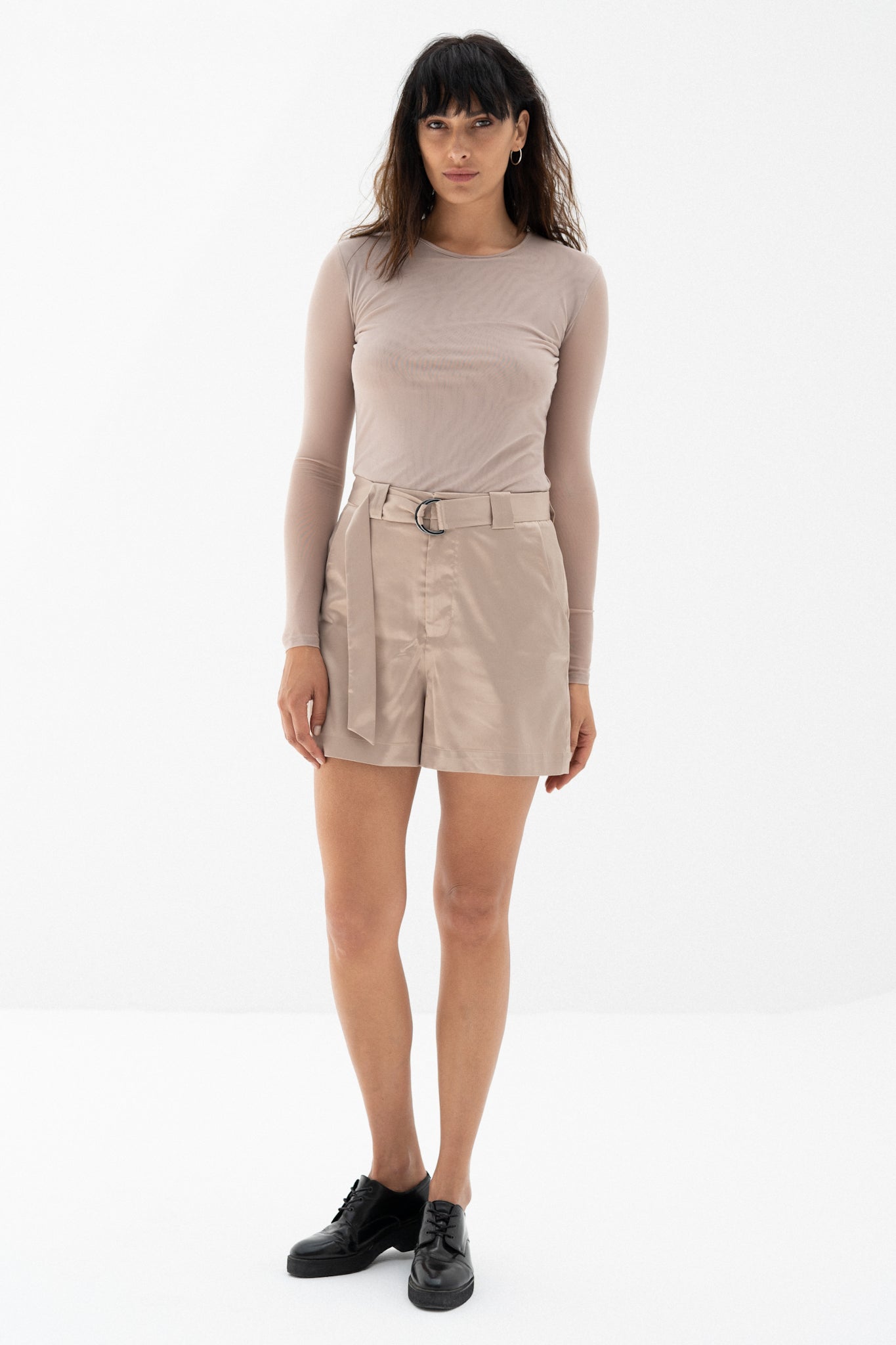 Nude Shorts (Satin)