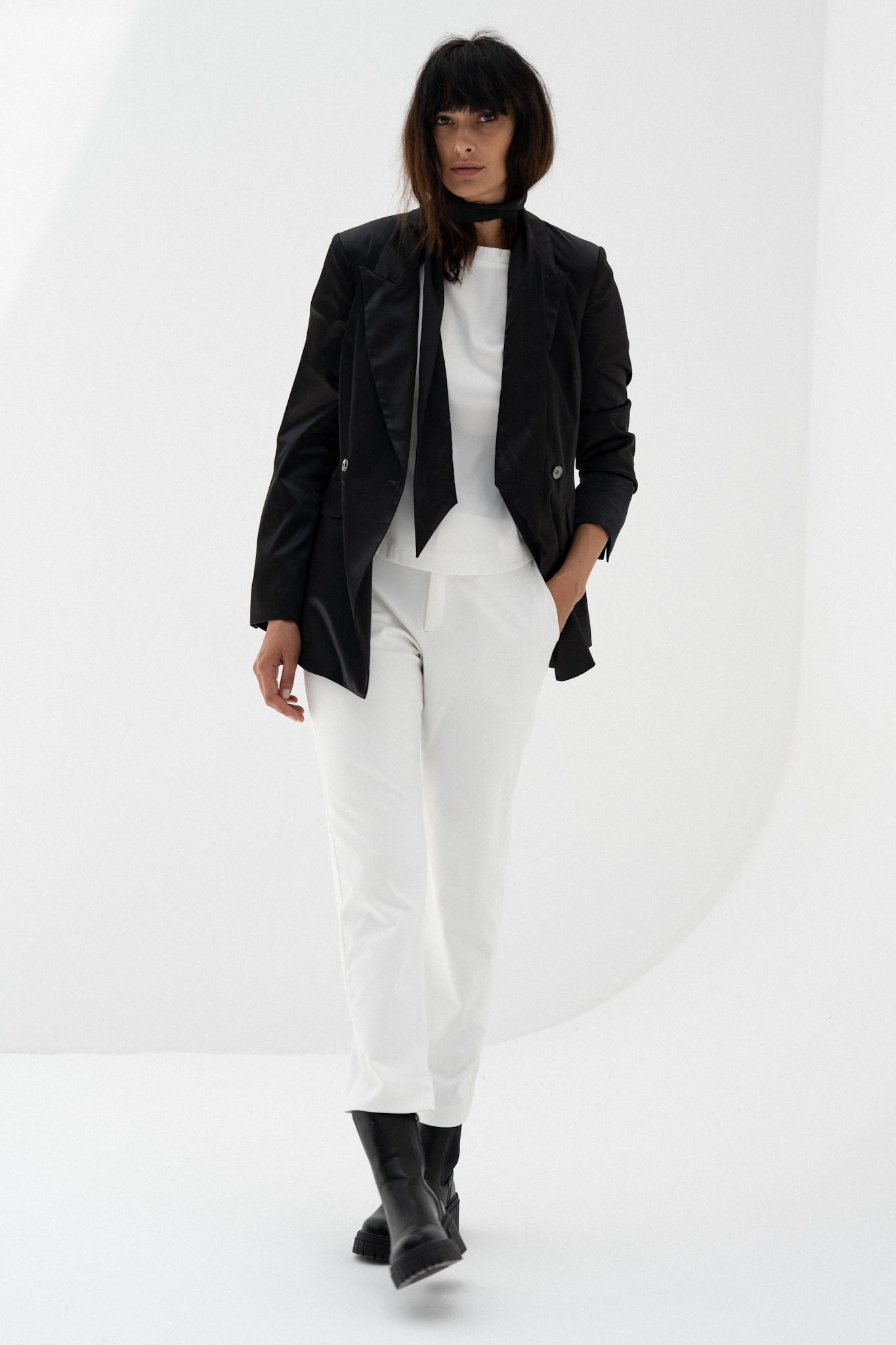 Black Blazer (Satin)